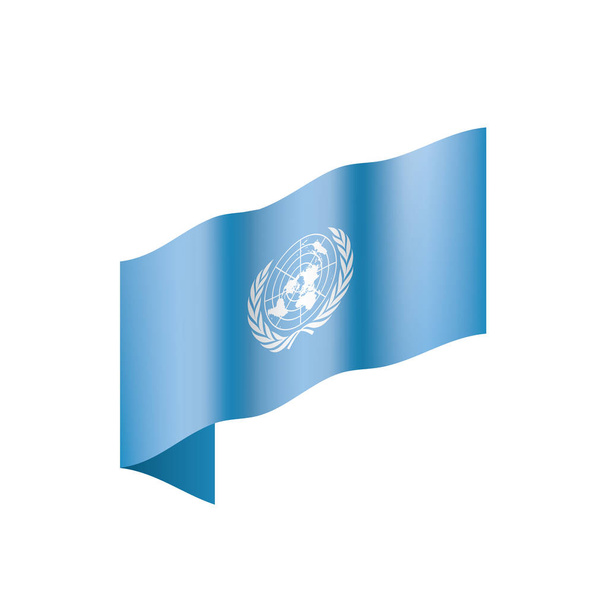 Bandiera ONU, illustrazione vettoriale
 - Vettoriali, immagini