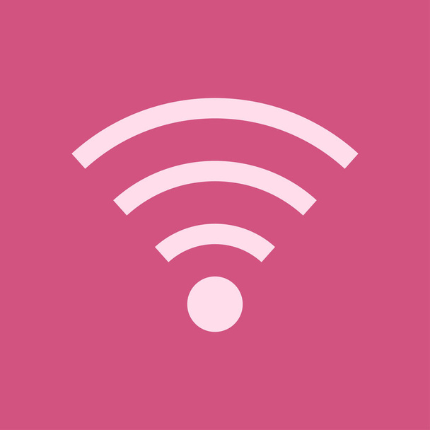 Simbolo Wifi. Icona della rete wireless vettoriale. Stile di design piatto
. - Vettoriali, immagini