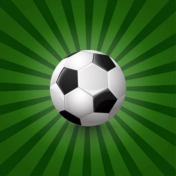 pelota de fútbol en el fondo
 - Vector, imagen
