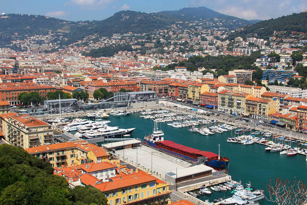 Port Nice, Azurové pobřeží, Francie - Fotografie, Obrázek