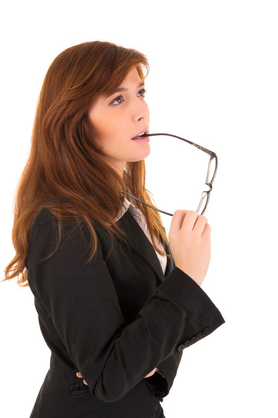 Business woman with glasses - 写真・画像