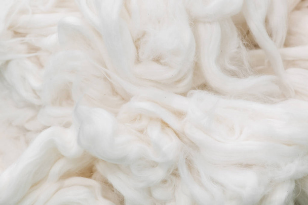 pozadí surové bavlny - Fotografie, Obrázek