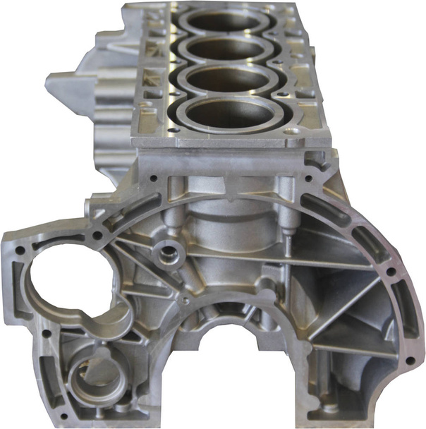Motor de ferro - engenharia mecânica da fabricação moderna de motores
 - Foto, Imagem