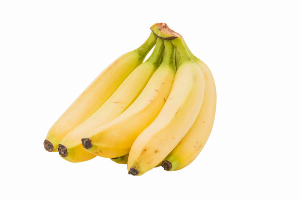 Słodki banan na białym tle - Zdjęcie, obraz