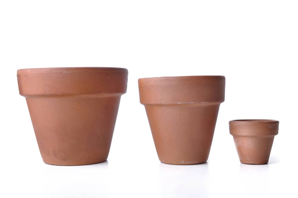 tamanho diferente de vasos de plantas
 - Foto, Imagem