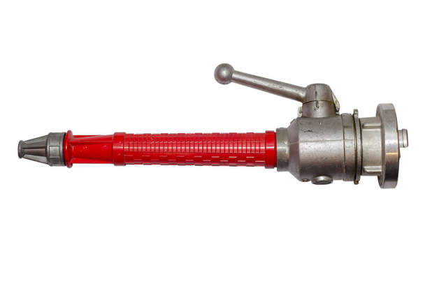 Plastic Fire Hose Nozzle with Aluminium Storz Coupling - Photo, Image