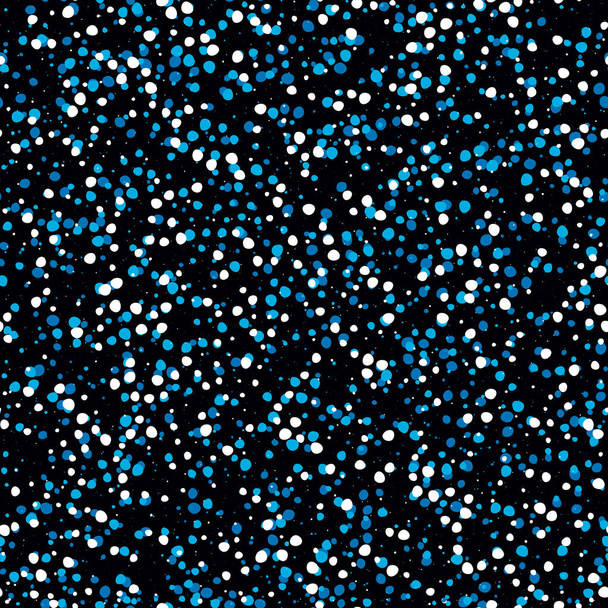 Padrões de respingo sem costura em tons azuis
 - Vetor, Imagem