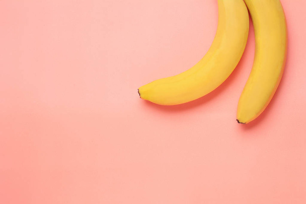 Bunch of bananas on colorful background - Photo, image