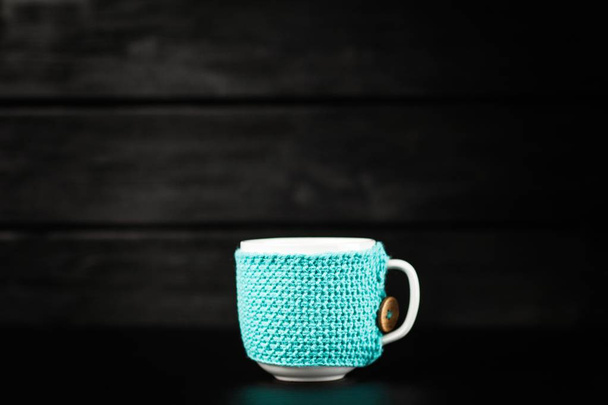 Tasse à café bleue
 - Photo, image