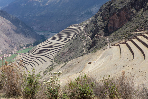 Inca landbouw site  - Foto, afbeelding
