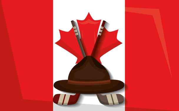 symboly země Kanada - Vektor, obrázek