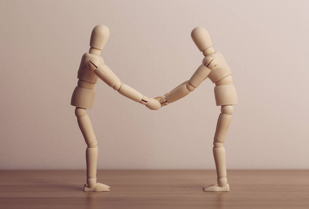 Concept of Businessmans Handshake - Фото, изображение