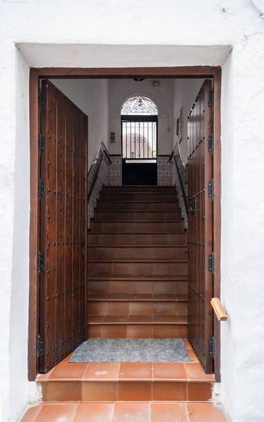 Doorway in Arcos de la Frontera near Cadiz Spain - Zdjęcie, obraz