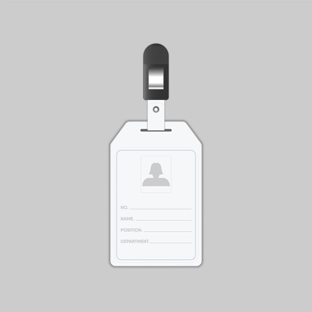Carta d'identità dei dipendenti, Nome Tag, Vettore, Illustrazione
 - Vettoriali, immagini