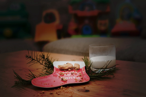 cookie-kat a santa - Fotó, kép