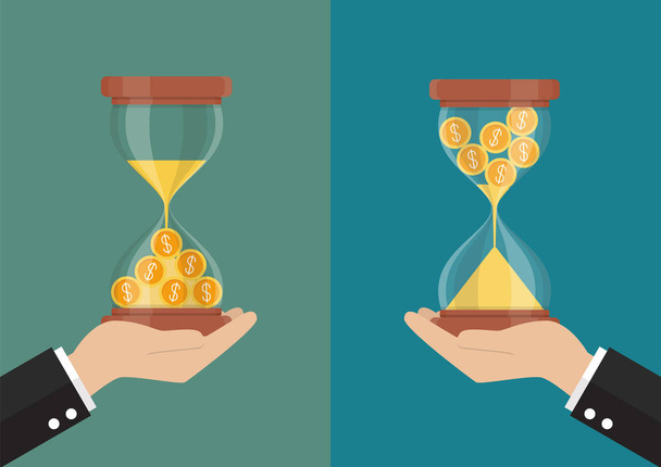 Time is money concept - Vector, Image