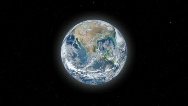 Zoom der Erde langsam - Filmmaterial, Video