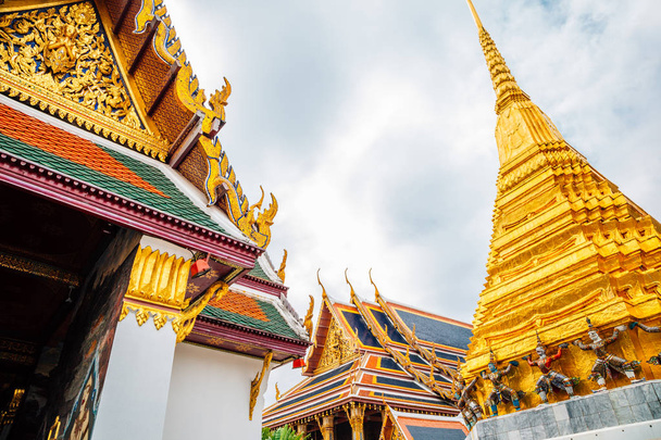 Wat Phra Kaew, de Grand Palace in Bangkok, Thailand - Foto, afbeelding