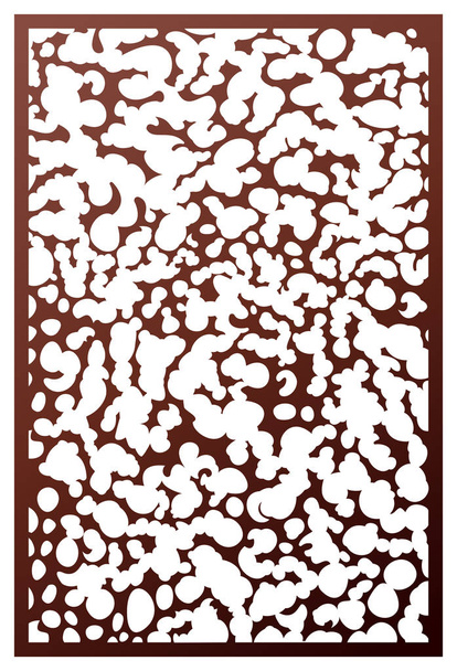 Panel de corte láser vectorial. Plantilla de patrón abstracto para decorativo
 - Vector, imagen