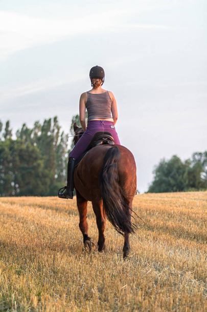 Young riding girl  - Photo, Image