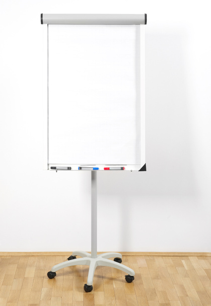 Blank flip chart in room - Photo, image