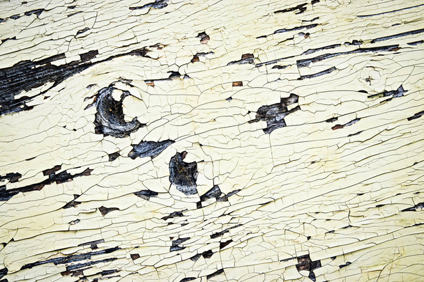 grietas en la madera de pintura
 - Foto, Imagen