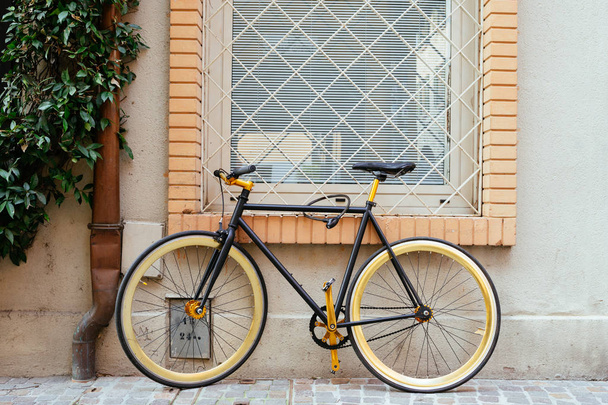 Black retro bike. - Photo, Image