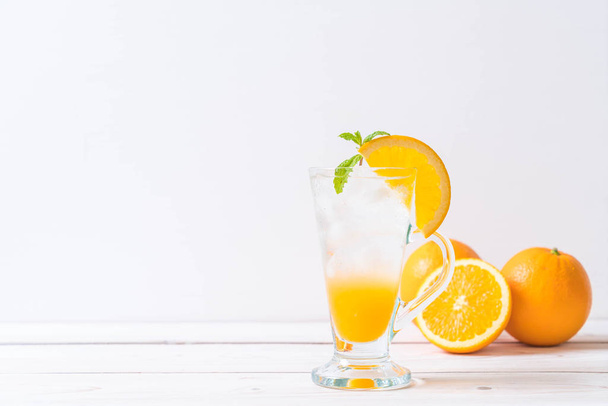 orange juice with soda - Fotó, kép