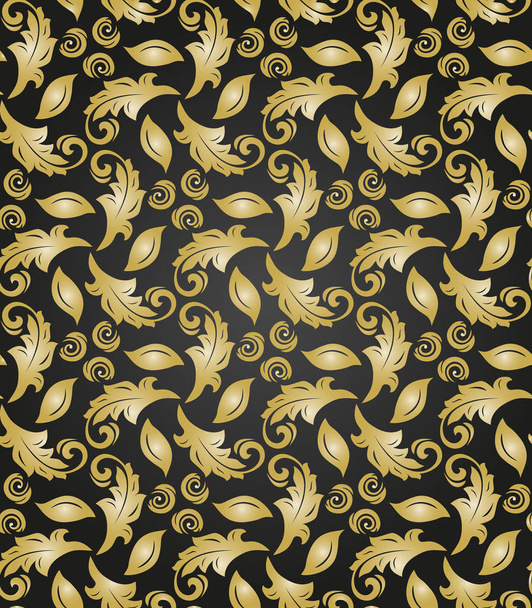 Floral fijne naadloze vector patroon - Vector, afbeelding
