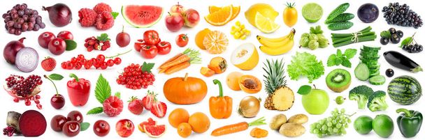 Collection of fruits and vegetables - Photo, Image