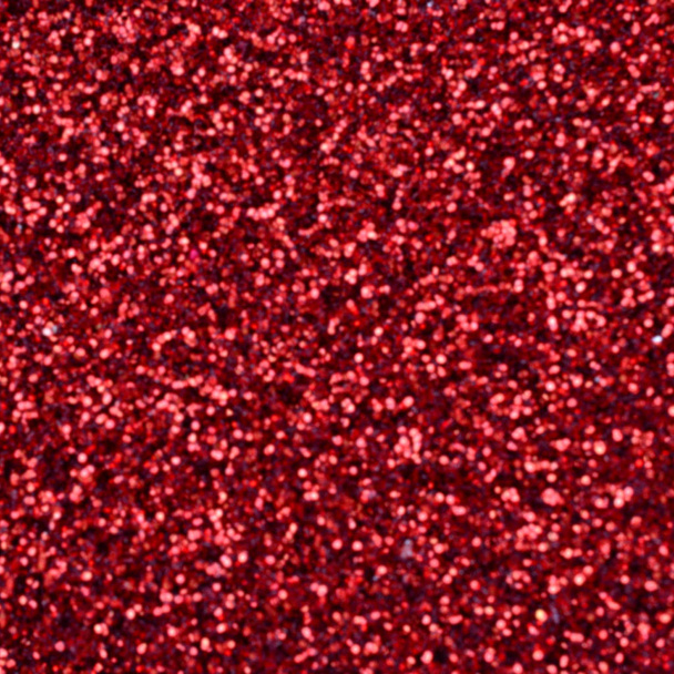 A huge amount of red decorative sequins. Blurred background image with shiny bokeh lights from small elements that reflect light in a random order - Photo, Image