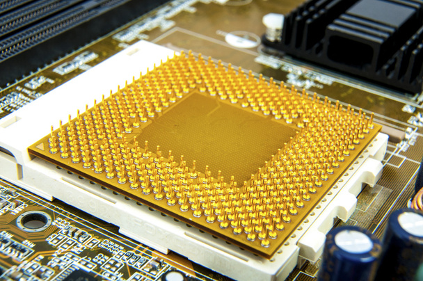 Obrázek centrální procesorové jednotky. CPU - Fotografie, Obrázek
