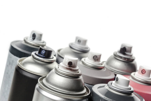 Spray paint dispensers close up - Φωτογραφία, εικόνα