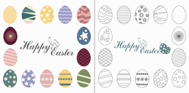 Easter 2020, Happy day of Easter - Vector, Imagen