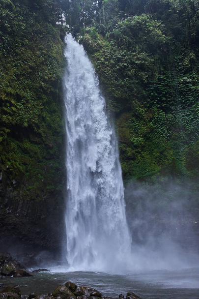 Beautiful Nungnung Waterfall on Bali, Indonesia - Fotoğraf, Görsel
