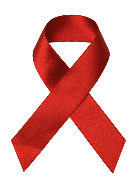 AIDS povědomí červenou stužku - Fotografie, Obrázek