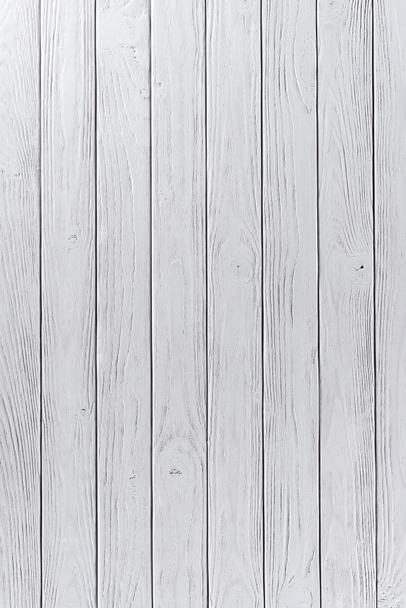 Planches de clôture en bois fond peint en blanc
 - Photo, image