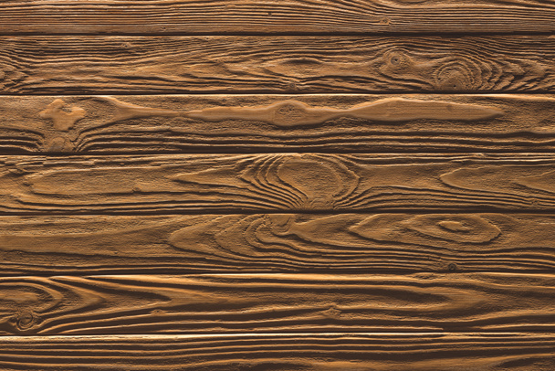 Clôture en bois planches horizontales fond peint en brun
 - Photo, image
