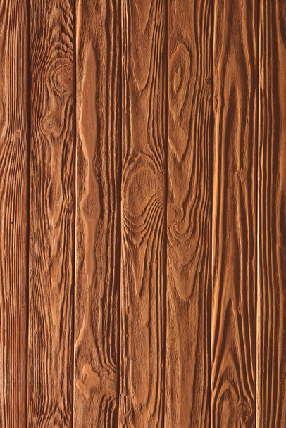 Wooden fence planks background painted in copper - Photo, Image