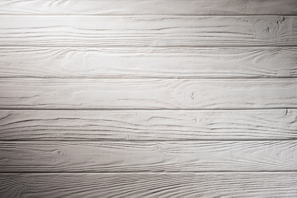 Planches de clôture en bois fond peint en blanc
 - Photo, image