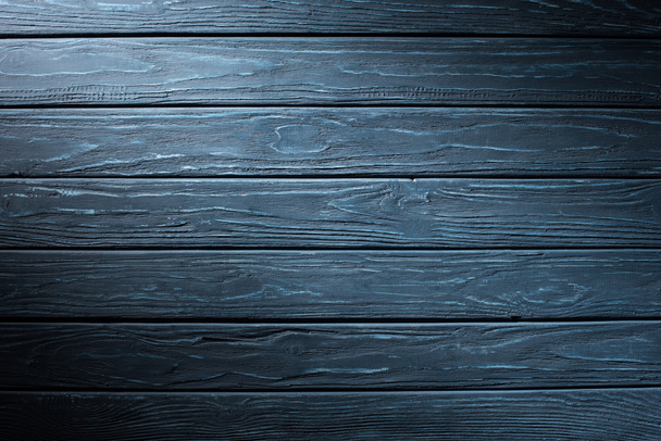 Carpentry template with cyan wooden planks - Photo, Image