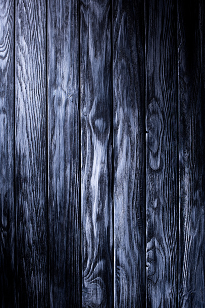 Grey wooden fence planks background - Photo, Image