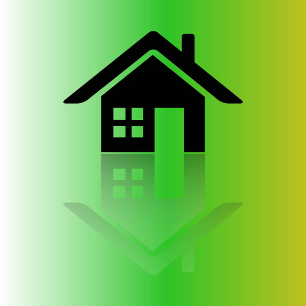 eenvoudige huis vector pictogram - Vector, afbeelding