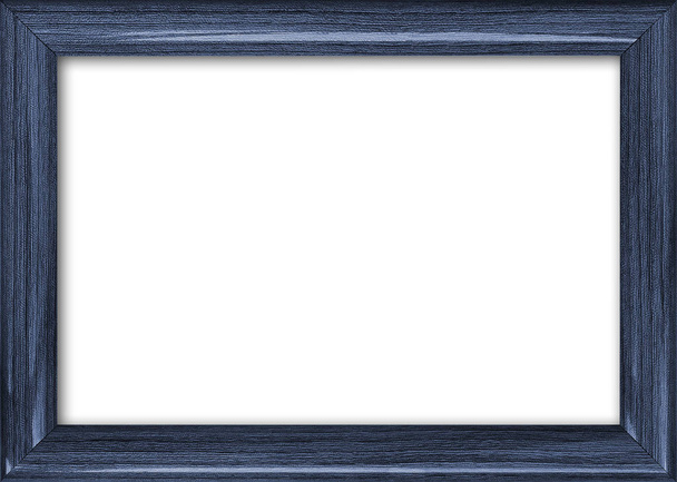 Empty picture frame with a free place inside, isolated on white - Photo, Image