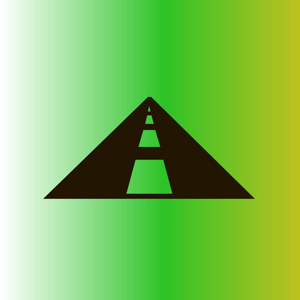 Піктограма дороги, векторна ілюстрація шосе
 - Вектор, зображення