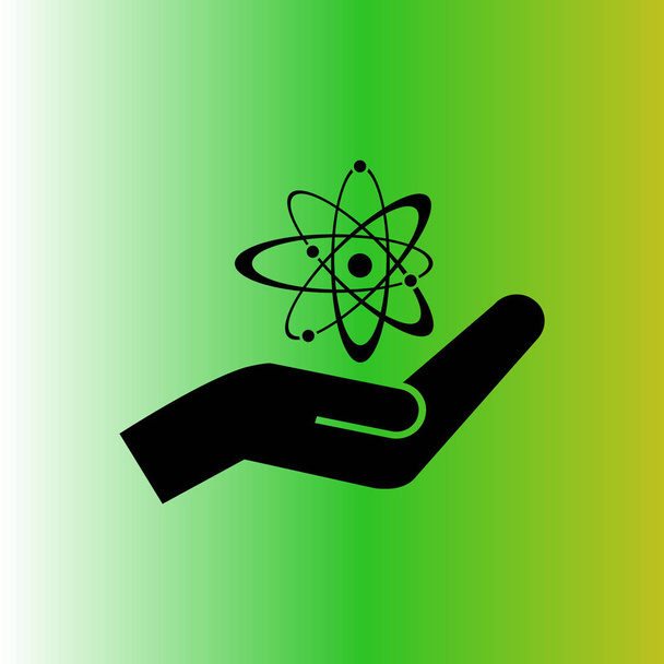 Semplice icona del segno Atomo
 - Vettoriali, immagini