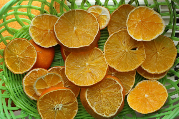Sinaasappelen / Sliced gedroogd sinaasappelen - Foto, afbeelding