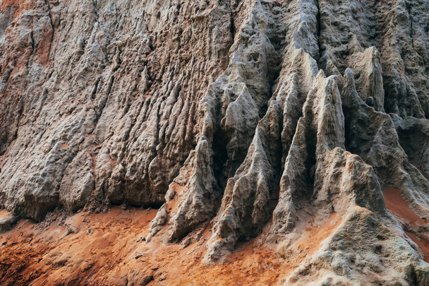 Fairy Stream in Mui Ne in Vietnam. Landmark, red sand mountain canyon - Fotó, kép