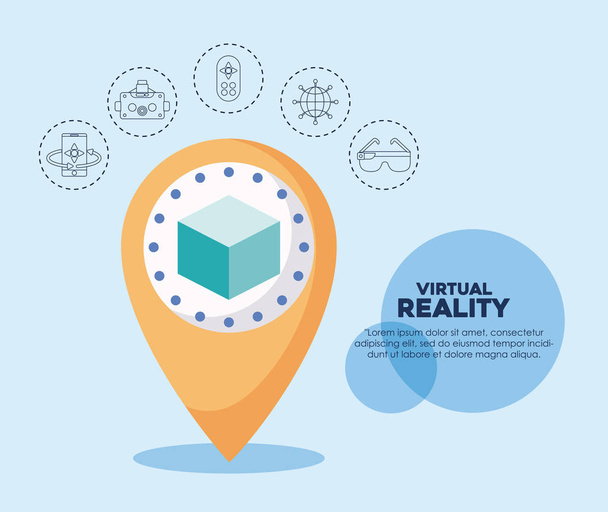 Design de realidade virtual
 - Vetor, Imagem