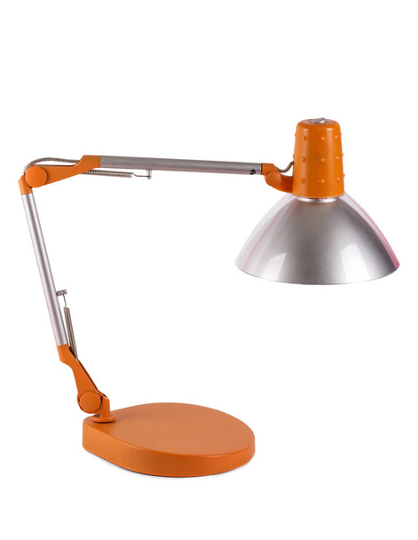 Настольная лампа для рабочего стола на белом фоне
 - Фото, изображение